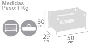 Манеж-кроватка для куклы серии Мартин, 50 см.  